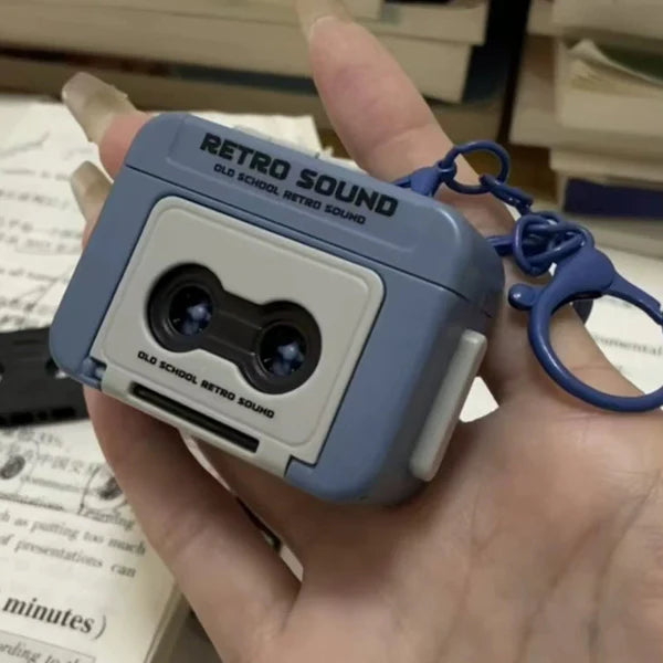 Tiny Time Traveler: Mini Retro Recorder Keychain